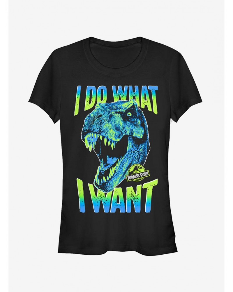 T. Rex Do What I Want Girls T-Shirt $6.37 T-Shirts