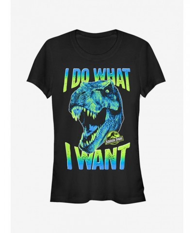 T. Rex Do What I Want Girls T-Shirt $6.37 T-Shirts