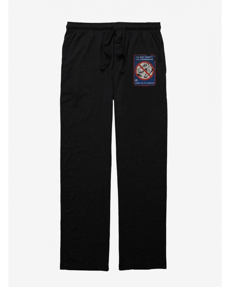 Jurassic World Don't Feed Sign Pajama Pants $7.17 Pants