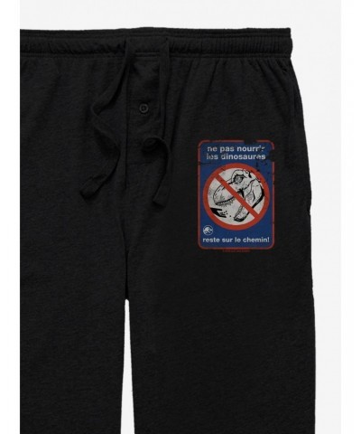 Jurassic World Don't Feed Sign Pajama Pants $7.17 Pants