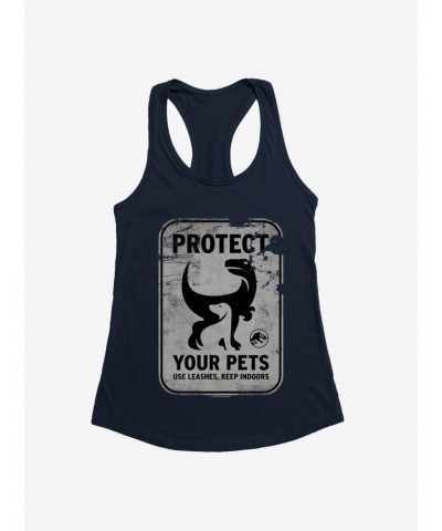 Jurassic World Dominion Protect Your Pets Girls Tank $8.96 Tanks