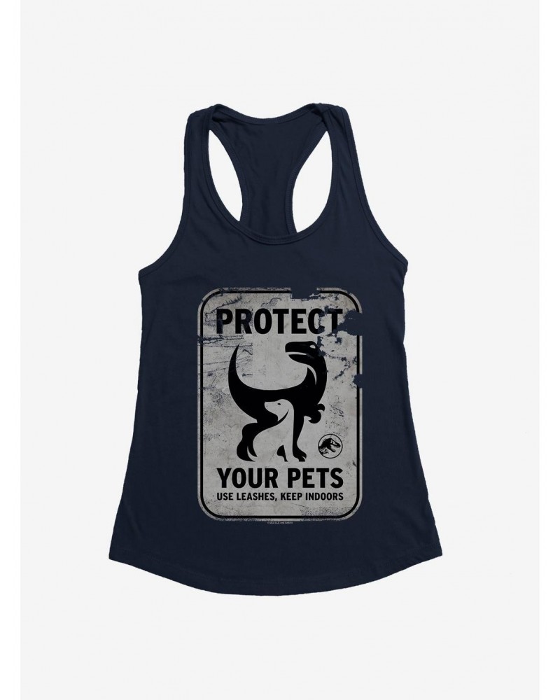 Jurassic World Dominion Protect Your Pets Girls Tank $8.96 Tanks