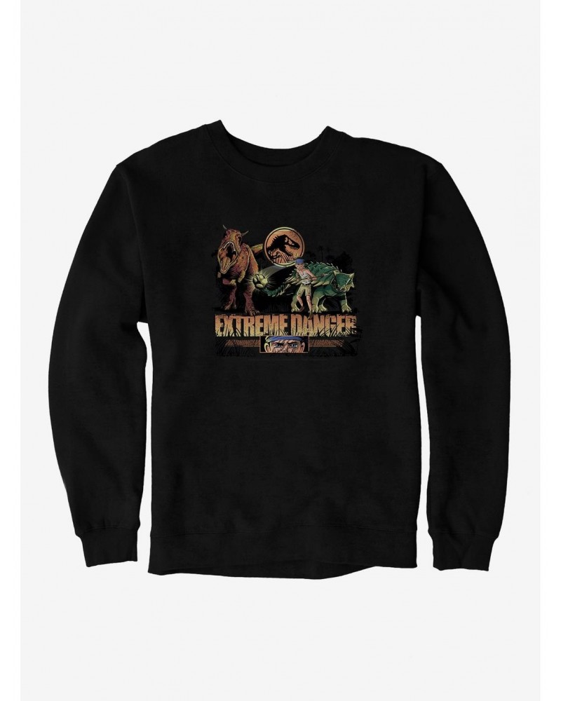 Jurassic World: Camp Cretaceous Danger Carnotaurus & Ankylosaurus Sweatshirt $13.58 Sweatshirts