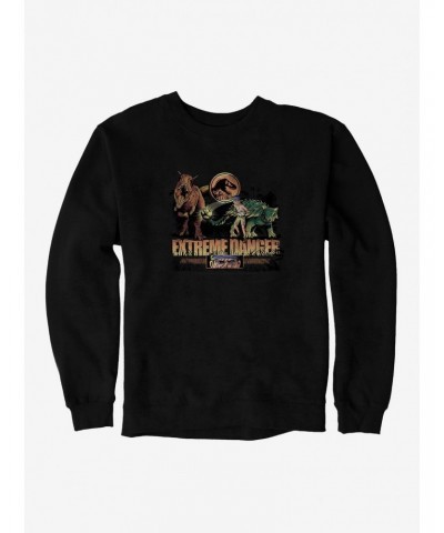 Jurassic World: Camp Cretaceous Danger Carnotaurus & Ankylosaurus Sweatshirt $13.58 Sweatshirts