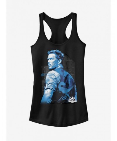 Jurassic Park Miss Me Blue Girls Tank $7.17 Tanks