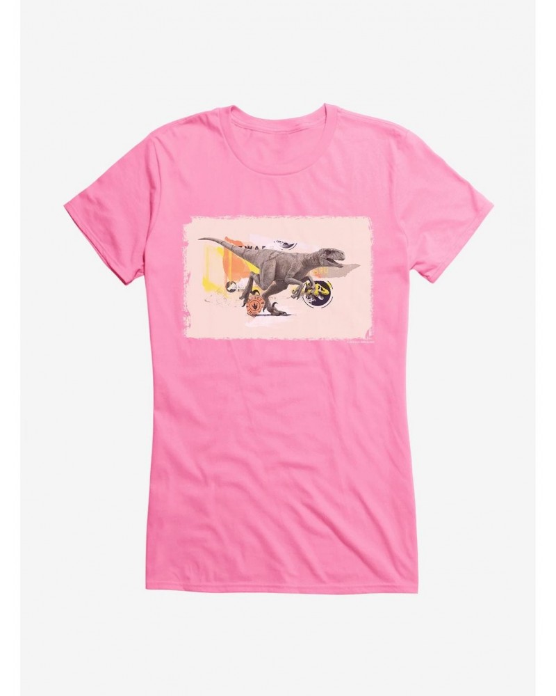 Jurassic World Dominion Raptor Run Girls T-Shirt $8.96 T-Shirts