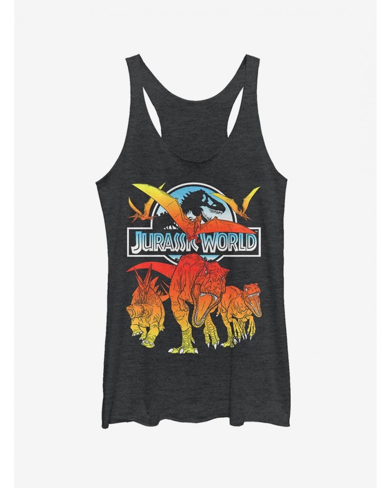 Jurassic World Fallen Kingdom Fire Dinosaurs Girls Tank $9.53 Tanks