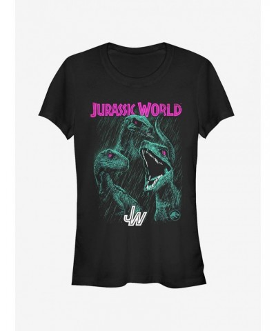 Jurassic World Fallen Kingdom Raptor Eyes Girls T-Shirt $6.18 T-Shirts