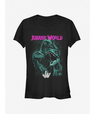 Jurassic World Fallen Kingdom Raptor Eyes Girls T-Shirt $6.18 T-Shirts