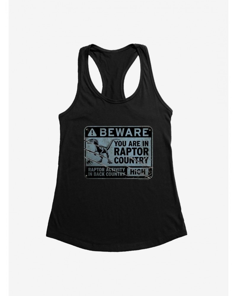 Jurassic World Dominion Beware Raptor Country Girls Tank $8.76 Tanks