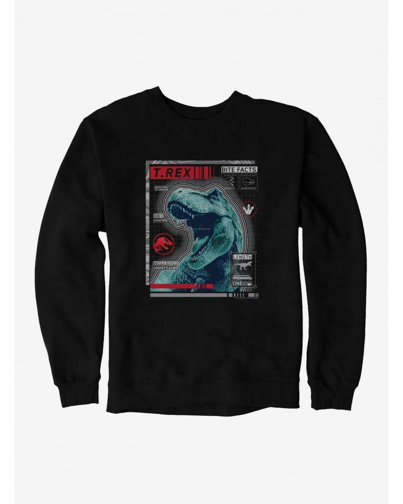 Jurassic World T.Rex Bite Facts Sweatshirt $10.92 Sweatshirts