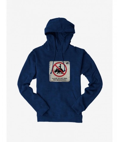 Jurassic World Dominion Do Not Ride Triceratops Hoodie $11.14 Hoodies