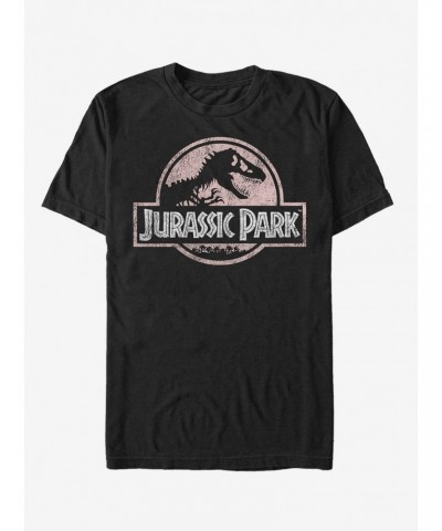 Jurassic Park Dusty Logo T-Shirt $6.88 T-Shirts