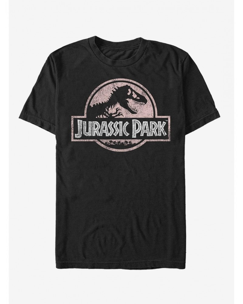 Jurassic Park Dusty Logo T-Shirt $6.88 T-Shirts