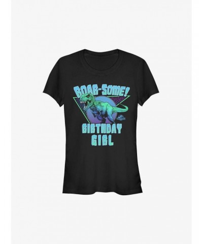 Jurassic Park Roarsome Rex Birthday Girls T-Shirt $5.98 T-Shirts