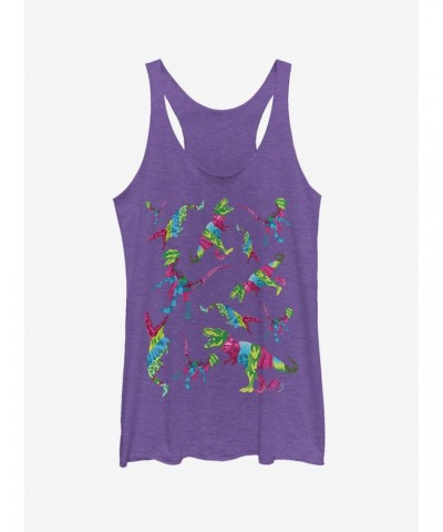 Jurassic World Fallen Kingdom Rainbow Dinosaurs Girls Tank $9.74 Tanks