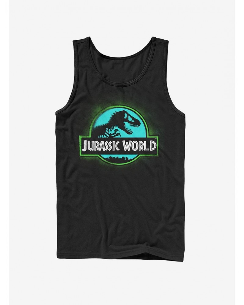 Jurassic World Fallen Kingdom T. Rex Spray Paint Logo Tank $9.16 Tanks