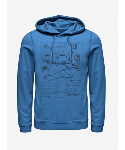 Jurassic World Fallen Kingdom T. Rex Schematics Hoodie $11.14 Hoodies