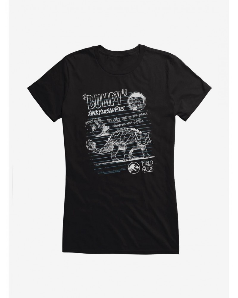 Jurassic World: Camp Cretaceous Bumpy Ankylosaurus Girls T-Shirt $7.37 T-Shirts