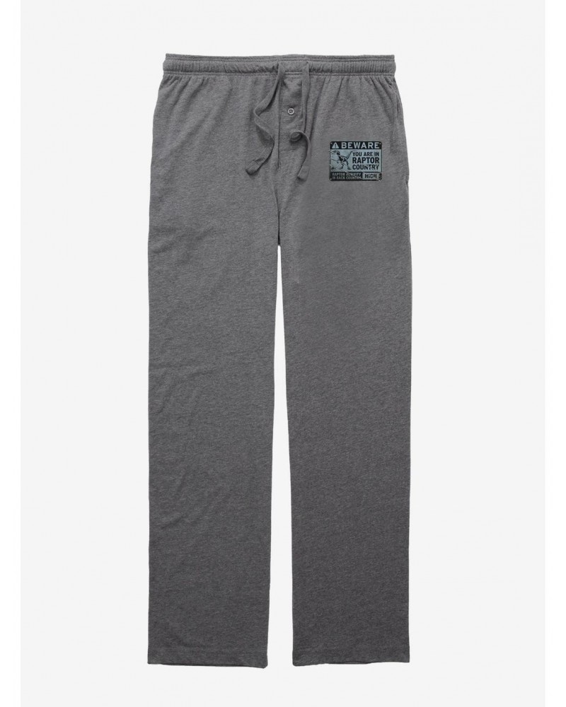 Jurassic World Raptor Country Sign Pajama Pants $8.76 Pants