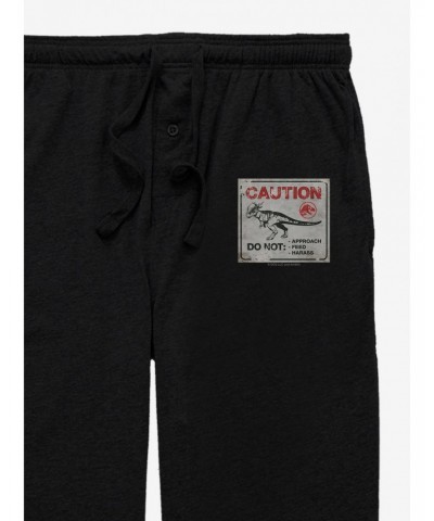 Jurassic World Do Not Approach Sign Pajama Pants $7.57 Pants