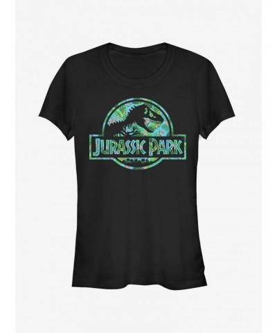 Floral T Rex Logo Girls T-Shirt $8.57 T-Shirts