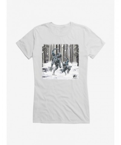 Jurassic World Dominion Forest Hunt Girls T-Shirt $6.18 T-Shirts