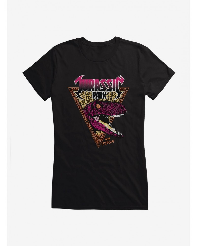 Jurassic Park Distress Dino Girls T-Shirt $6.57 T-Shirts