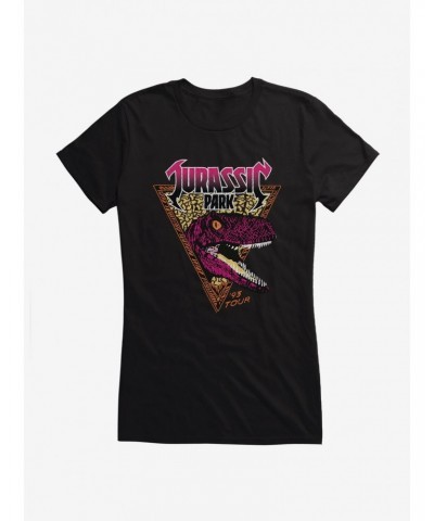 Jurassic Park Distress Dino Girls T-Shirt $6.57 T-Shirts