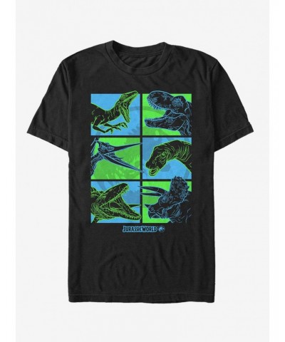 Jurassic World Fallen Kingdom Dino Bingo T-Shirt $9.18 T-Shirts