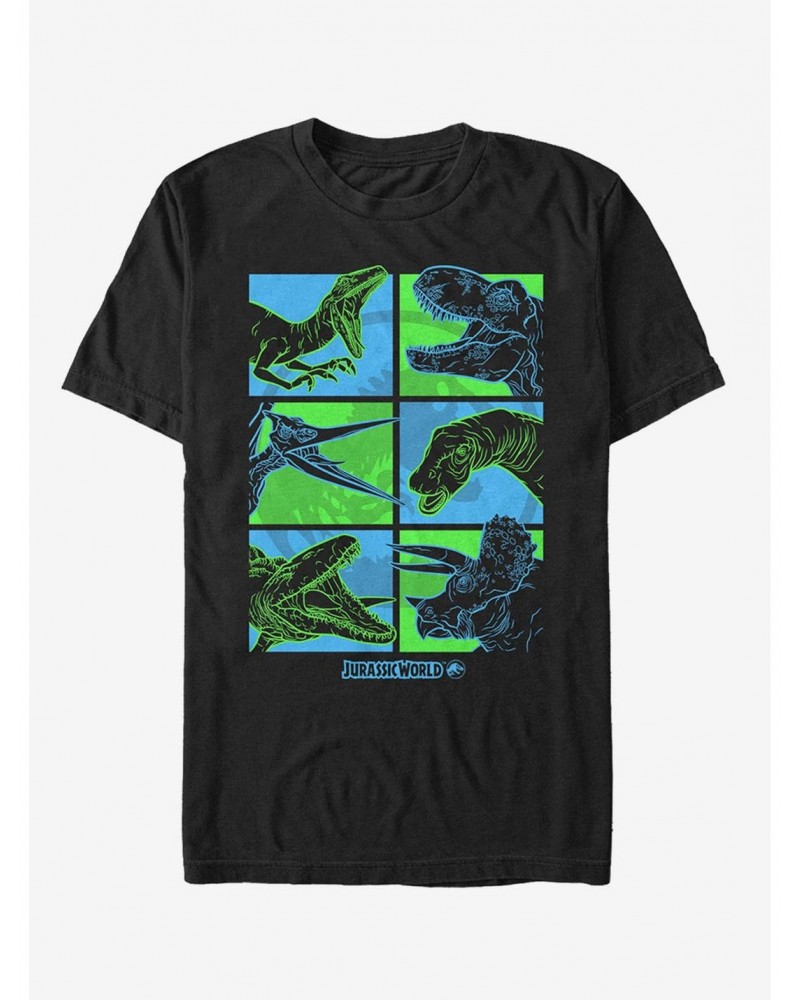 Jurassic World Fallen Kingdom Dino Bingo T-Shirt $9.18 T-Shirts