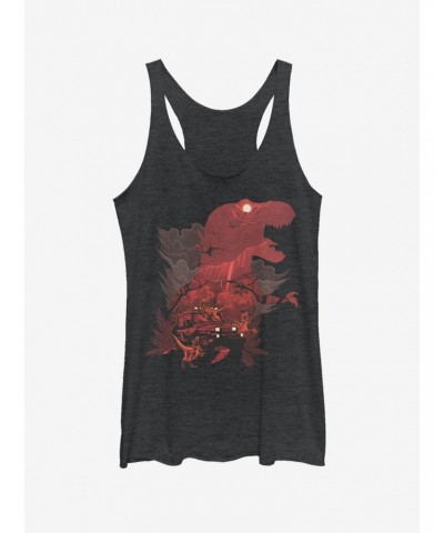 T. Rex Silhouette Girls Tank $9.53 Tanks