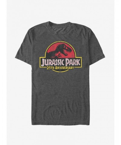 Jurassic Park Retro 25th Anniversary Logo T-Shirt $8.80 T-Shirts