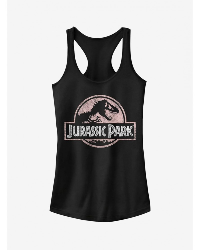 Jurassic Park Dusty Logo Girls Tank $7.77 Tanks