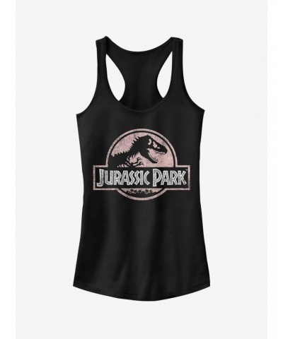 Jurassic Park Dusty Logo Girls Tank $7.77 Tanks