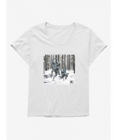 Jurassic World Dominion Forest Hunt Girls T-Shirt Plus Size $9.71 T-Shirts