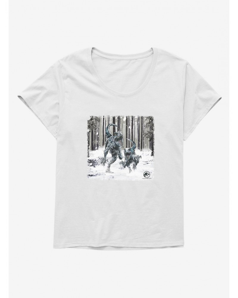 Jurassic World Dominion Forest Hunt Girls T-Shirt Plus Size $9.71 T-Shirts