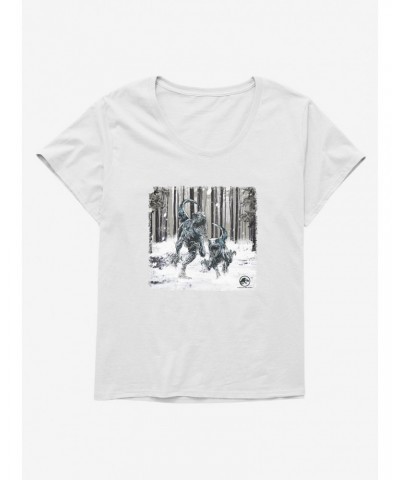 Jurassic World Dominion Forest Hunt Girls T-Shirt Plus Size $9.71 T-Shirts