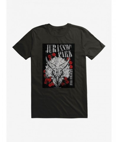 Jurassic Park Dino And Roses T-Shirt $8.60 T-Shirts