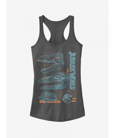 Jurassic World Fallen Kingdom Fossil Skulls Girls Tank $9.76 Tanks