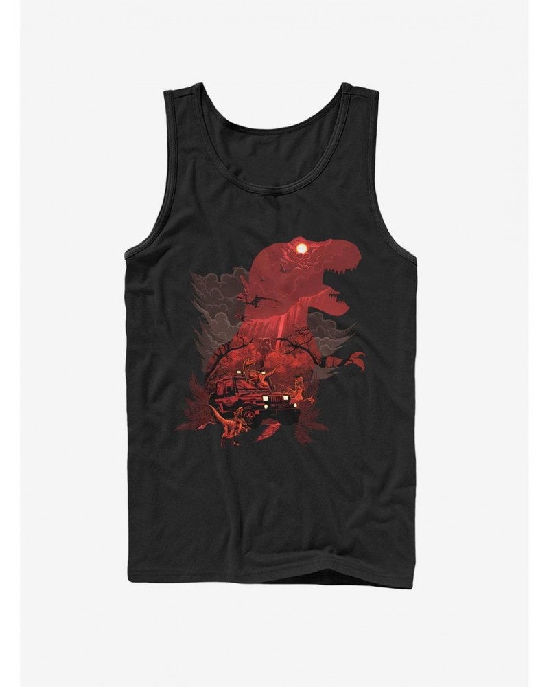 T. Rex Silhouette Tank $9.76 Tanks