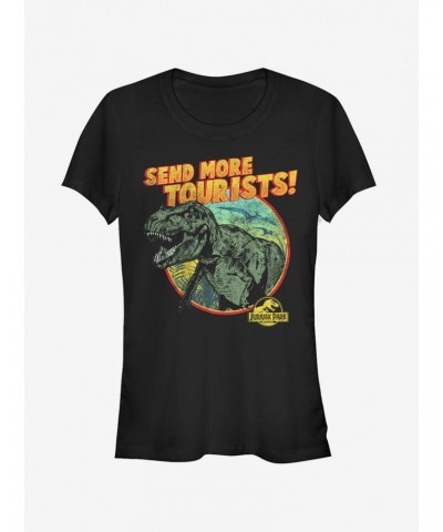 Vintage Send More Tourists Girls T-Shirt $9.56 T-Shirts