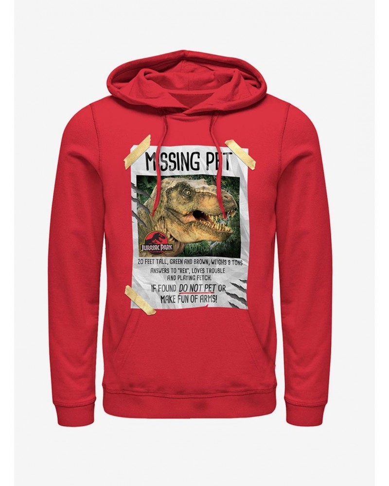 T. Rex Missing Pet Hoodie $12.93 Hoodies