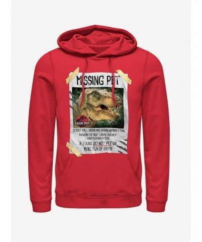 T. Rex Missing Pet Hoodie $12.93 Hoodies