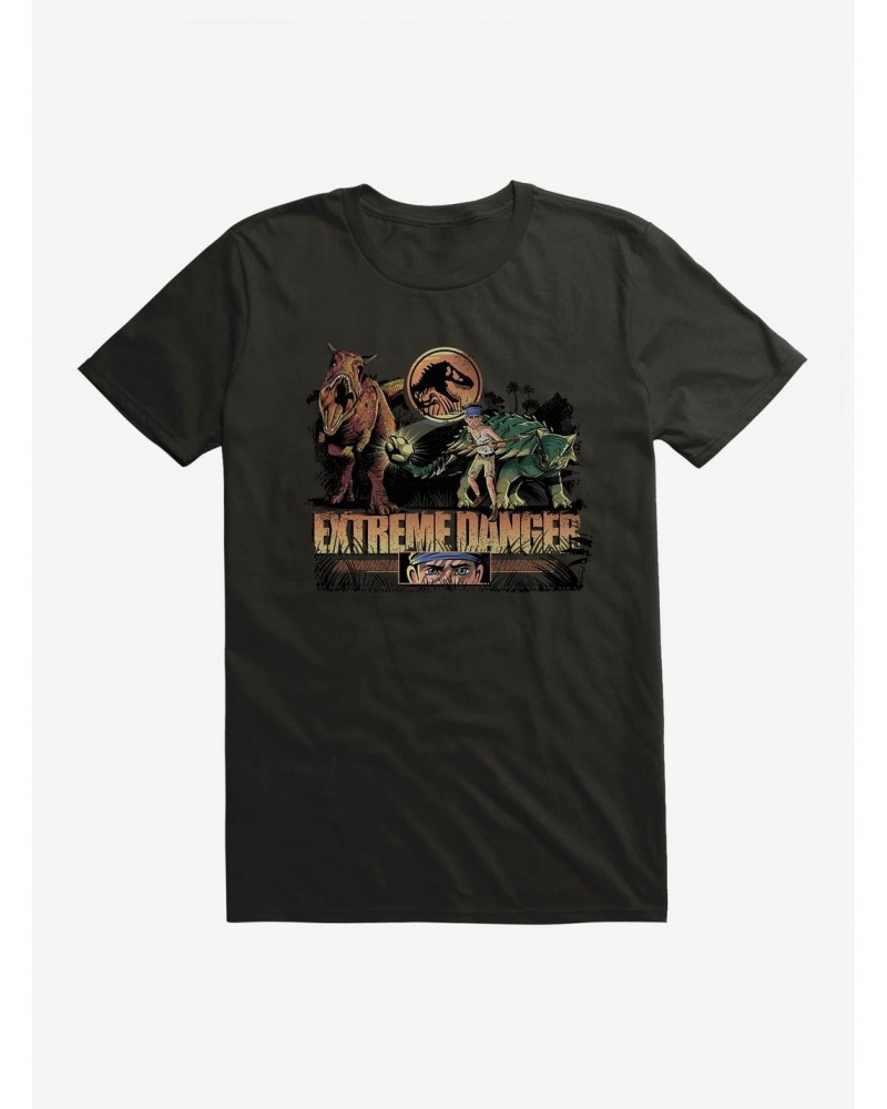 Jurassic World: Camp Cretaceous Danger Carnotaurus & Ankylosaurus T-Shirt $8.80 T-Shirts