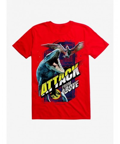 Jurassic World Attack From Above T-Shirt $6.50 T-Shirts