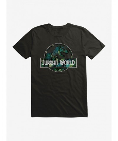 Jurassic World Leaves Logo T-Shirt $7.65 T-Shirts