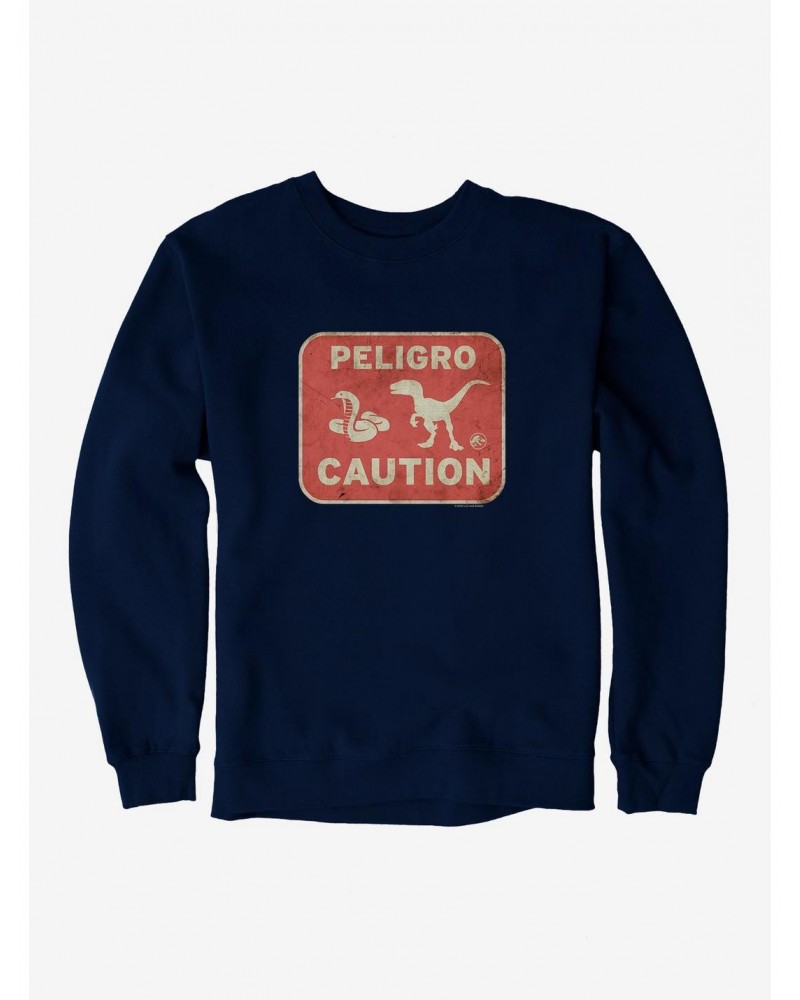 Jurassic World Dominion Caution Sweatshirt $9.15 Sweatshirts