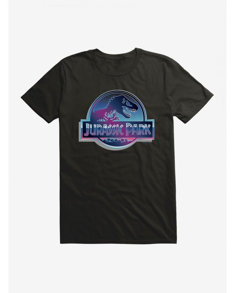 Jurassic World Metal Logo T-Shirt $8.99 T-Shirts