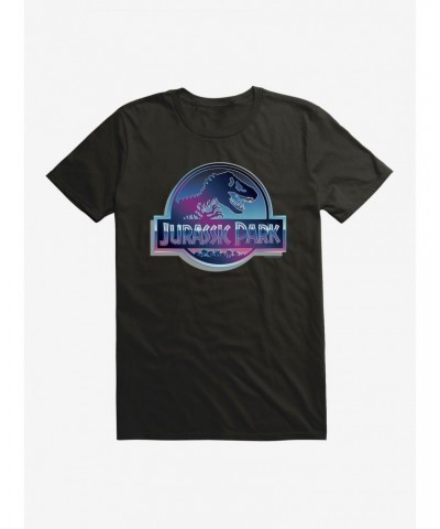 Jurassic World Metal Logo T-Shirt $8.99 T-Shirts